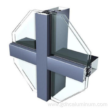 Hidden-frame Curtain Wall Aluminum Profiles